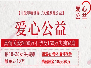 攀枝花捐卵助孕生子 爱心志愿者招募